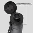 thumbnail image 4 of Contigo AutoPop Leakproof Water Bottle with Carry Strap and Agitator Ball, 24 oz (709 ml), BPA-Free, Dishwasher Safe, Protein Shaker Mixer Bottle, 4 of 8