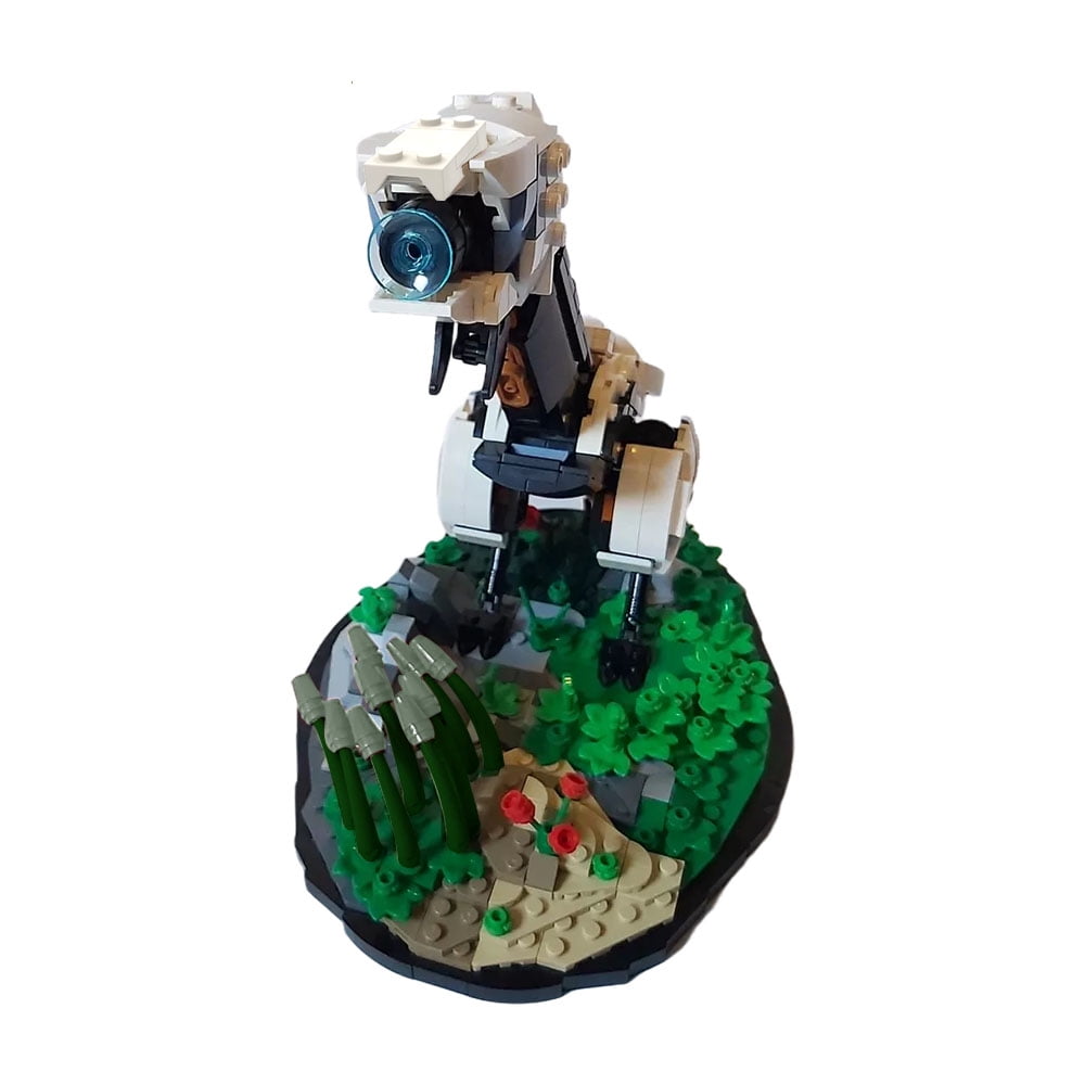 MOC Horizzon Monster Watcher with Stand Building Blocks Set