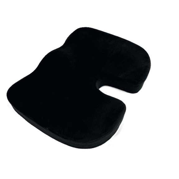 Bookishbunny Temperature Proof Memory Foam Coccyx Seat Cushion Support Pillow Sciatica & Pain Relief Car Office Chair