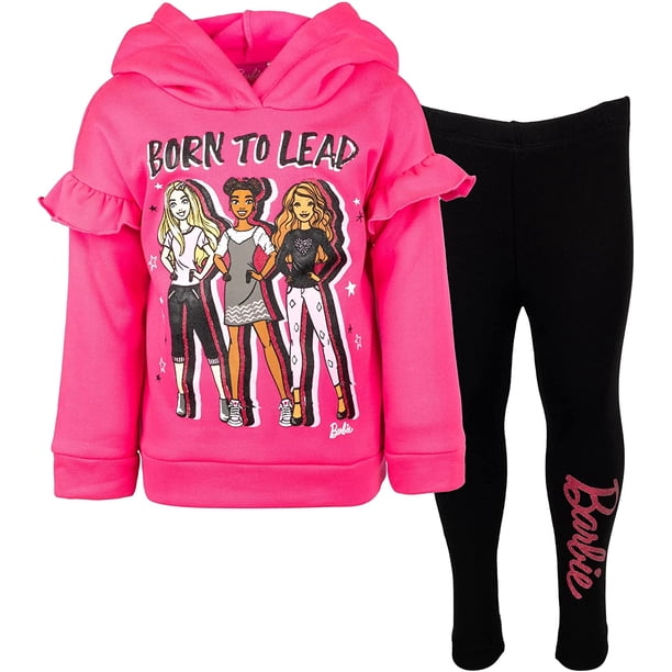 Conjunto de sudadera con capucha y leggings de Barbie Fashion en Polar