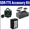 Panasonic SDR-T70 Camcorder Accessory Kit includes: SDM-1529 Charger, SDC-27 Case, ACD776 Battery