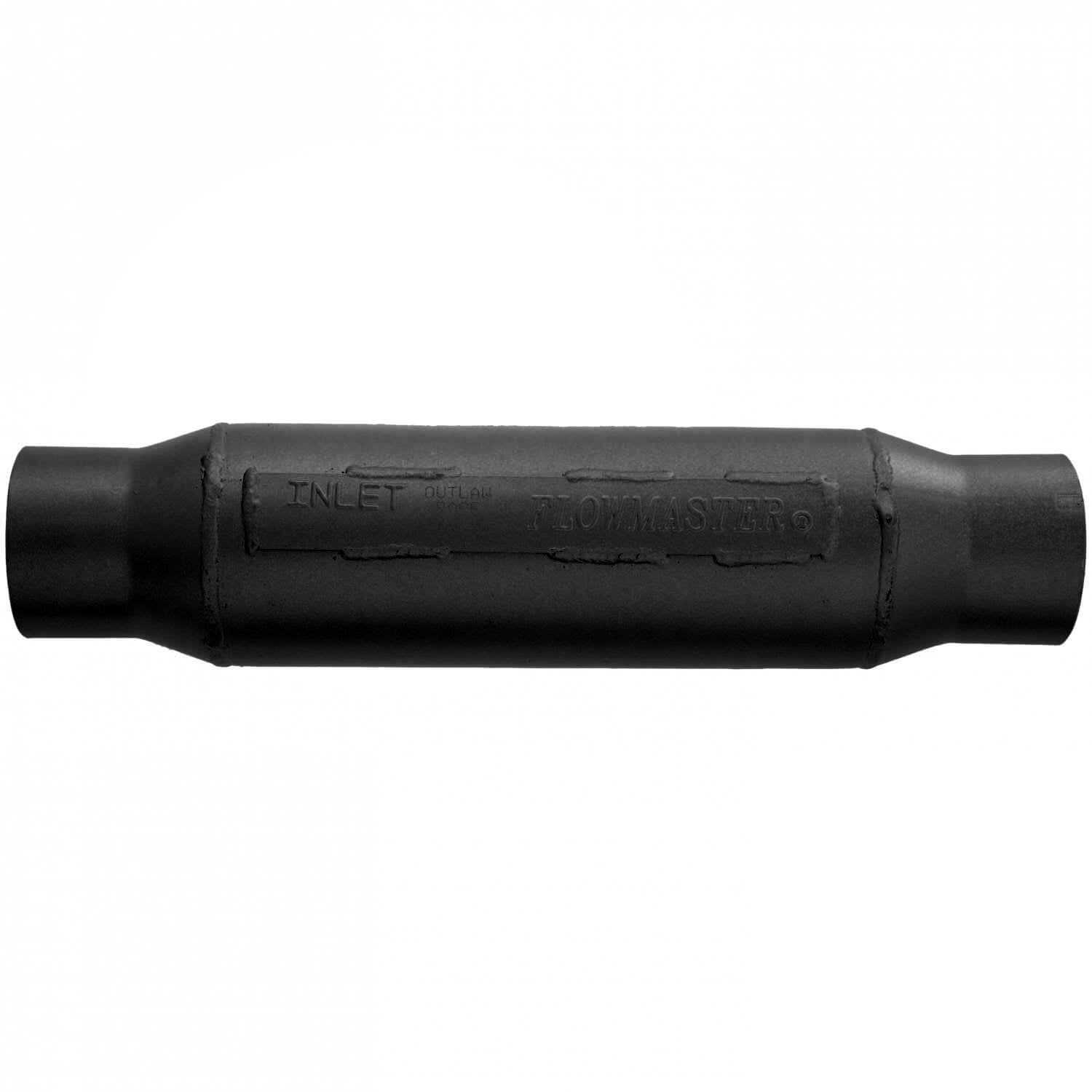Flowmaster 15430 Outlaw Series Race Muffler - 3.00 Center In / 3.00 Center Out - Aggressive Sound