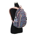 thumbnail image 4 of Eastsport Unisex Active Lifestyle Mesh Backpack, Multi Stripe Blush, 4 of 6