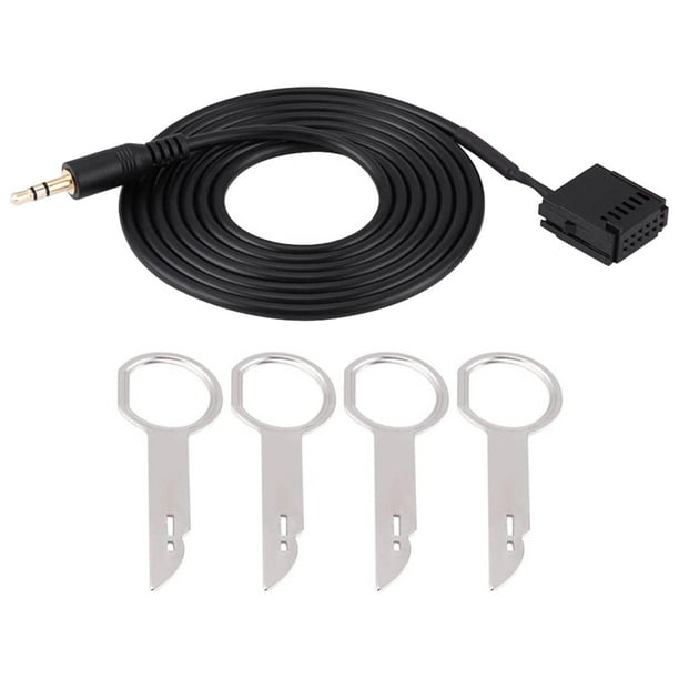 Adaptador auxiliar AUX de sonido para automóvil, 6000CD teclas de extracción para Focus Accesorio Vehículo