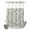 FlowerQS5299, variant on No Hook Shower Curtain with Built-in Rings - Nautical Washable Waterproof Fabric Bathroom Curtains for Hotel,Rentals, Stall 36 X 72 Inch , Ocean Lighthouse Starfish Shell Ship Aqua Blue