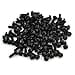 thumbnail image 3 of Electronics-Salon 100pcs M3 x 8mm Nylon Machine Screw, Black, Combination Phillips-Slotted Drive, Pan Head, Metric, 3 of 4