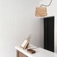 thumbnail image 6 of MERRYHAPY Bamboo Lampshade Light Brown Retro Style Ceiling Light Shade 1Set, 6 of 8