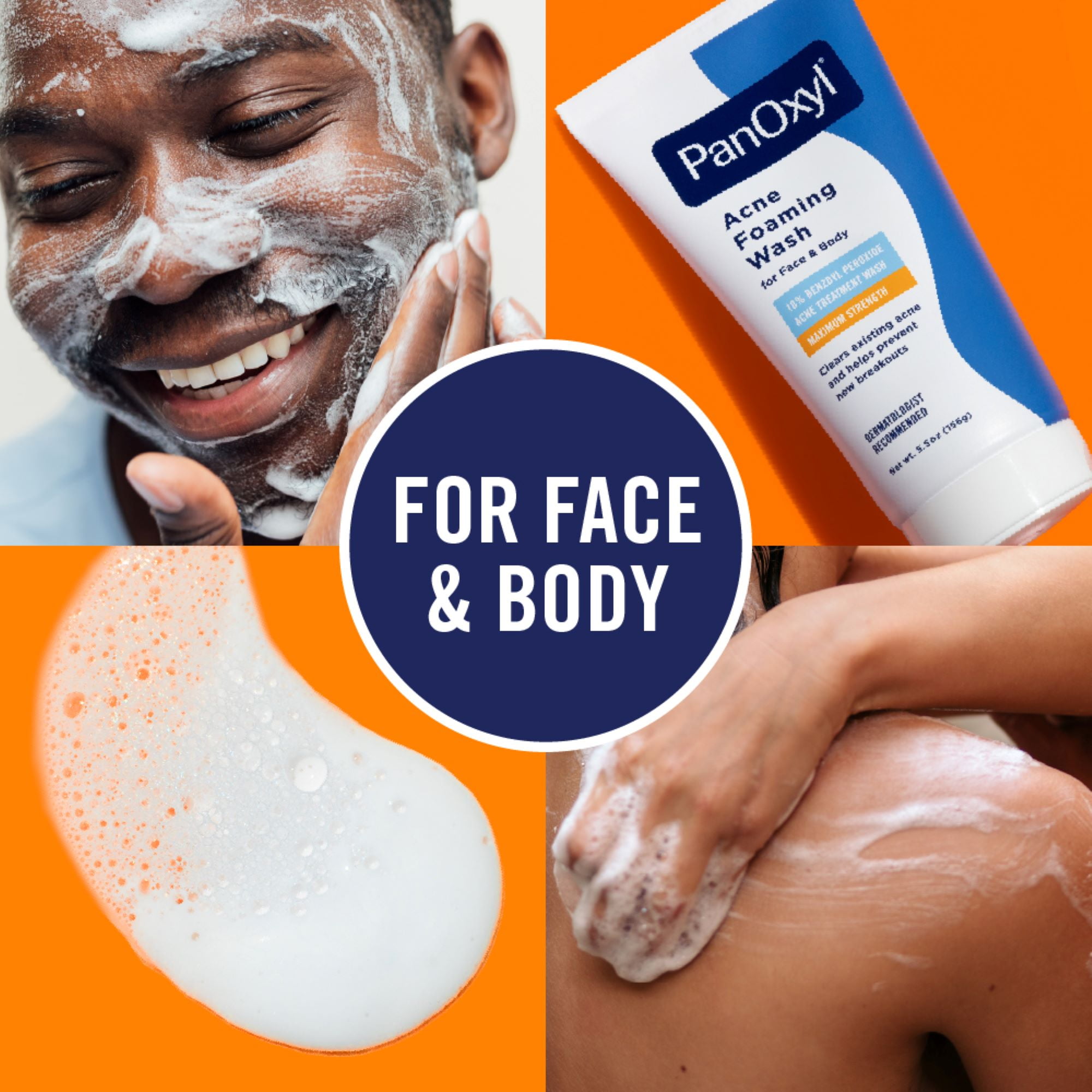 PanOxyl Foaming Acne Wash, 10% Benzoyl Peroxide, Maximum