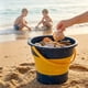 thumbnail image 4 of Cubo de agua de plástico plegable para camping, pesca y playa | Contenedor utilitario portátil plegable para exteriores | Almacenamiento para agua, plantas y herramientas en viajes, coche y hogar, 4 of 6