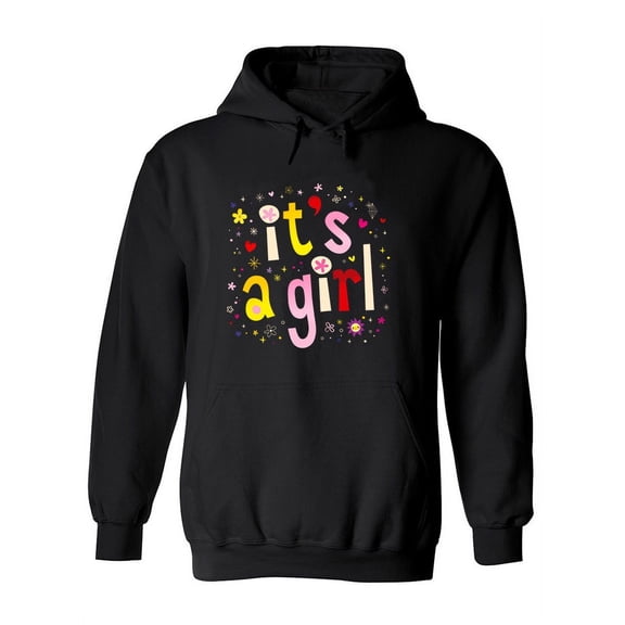It�s A Girl ! Hoodie Women -Image by Shutterstock, Female 3X-Large