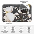 thumbnail image 3 of Farmhouse Floral Door Mat Indoor Outdoor, Magnolia Flowers Vintage Blackboard Non Slip Welcome Mat with Rubber Backing, Absorbent Fabric Front Door Mats Entryway Rug for Home Patio Entrance 16"x24", 3 of 8