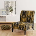 thumbnail image 5 of Designart "Deco Style Modern Pattern" Upholstered Mid-Century Accent Chair - Arm Chair, 5 of 5
