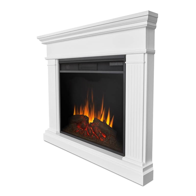 Real Flame Kennedy Grand Corner Electric Fireplace, White - Walmart.com