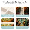 thumbnail image 3 of Chameleon Travel Portable Square Jewelry Box Organizer: Ideal Solution for Rings, Earrings, Necklaces, Bracelets, and More! Gift for Girls and Women., 3 of 6