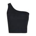 thumbnail image 2 of XuJwPNcy Workout Tops for Women Sleeveless One-Shoulder Shirts Ribbed Tees Slim Basic Tank Tops, 2 of 4