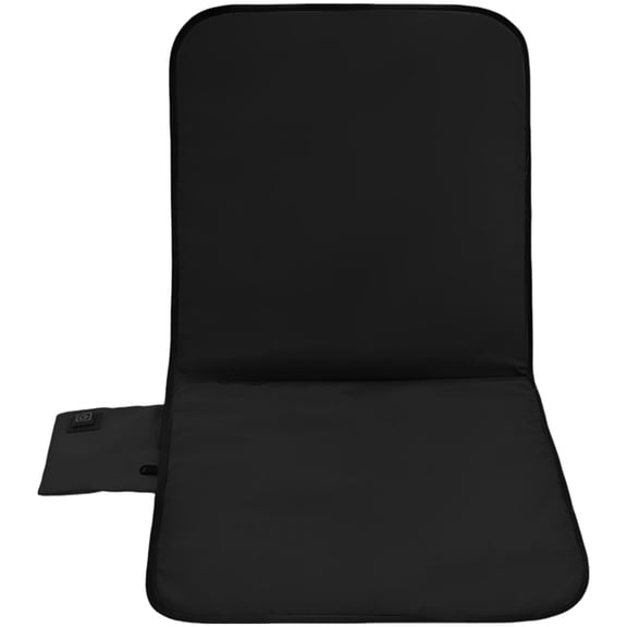 Heated Seat Cushion, USB Powered Portable Heated Seat Pad with Temperature Control, Waterproof Foldable Stadium Cushion for Outdoor Camping, Fishing, Office Chair and Bench, Dark Grey