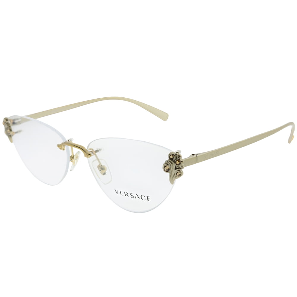 Versace Ve 1254b 1428 54mm Womens Rimless Eyeglasses