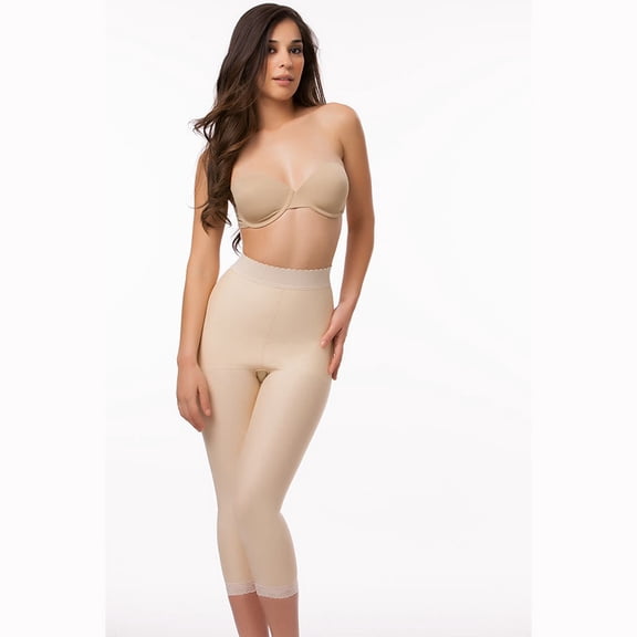 Isavela GR06 Stage 2 High Waist Girdle - Below the Knee - XS - Black