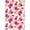 FUCHSIA/RED/TAUPE, variant on Chiffon Printed Laureen Fabric by the Yard Large Floral Print Sheer Dress Sewing (FUCHSIA/RED/TAUPE, ByYard)