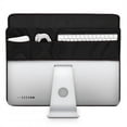 thumbnail image 5 of Monitor Cover Protective Sleeve Compatible For IMAC 21 Inch /27 Inch Desktop Computer Display Screen Dust Cover black 27 inches [with pockets], 5 of 5