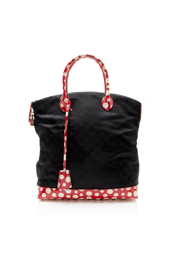 Pre-Owned Louis Vuitton Limited Edition Monogram Nylon Infinity Dots Lockit MM Satchel