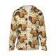 thumbnail image 1 of Fotbe Retro Squirrel Chaqueta con Protección Solar UPF 50+ para Hombre y Mujer, Camisa con Capucha y Bolsillos-X-Large, 1 of 7