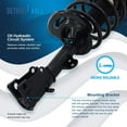thumbnail image 5 of Detroit Axle - Front Driver Side Strut w/Coil Spring Assembly Replacement for 2004-2008 Chrysler Pacifica, 5 of 7