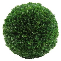Admired By Nature ABN5P014-GRN 7.25 in. Faux Preserved Artificial Boxwood Ball Topiary Plant, Green