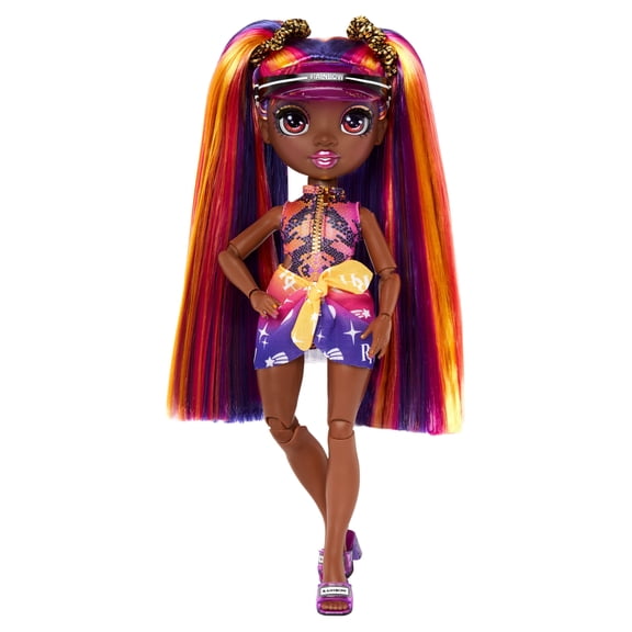 Rainbow High Pacific Coast Phaedra Westward- Sunset (Purple) Fashion Doll with Pool Accessories Playset, Bonus Legs. Kids Ages 6-12 Years