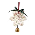 thumbnail image 4 of Adorno colgante de hilo navideño BLESIY con campana de metal 6.3 pulgadas, 4 of 8