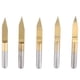 thumbnail image 5 of M Buder 10 Piezas 3.175mm Brocas de Grabado CNC de Acero de Tungsteno Recubierto de Titanio (30°), 5 of 9