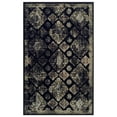 thumbnail image 1 of Mayfair Vintage Moroccan Diamond Medallion Area Rug Black / 4 ft. x 6 ft., 1 of 1