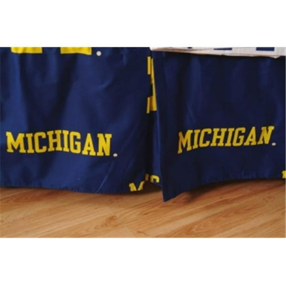 Comfy Feet MICDRFL Michigan Printed Dust Ruffle Full
