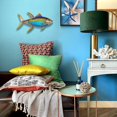 thumbnail image 3 of Liffy Metal Fish Wall Decor - Blue Tuna Fish Art for Ocean Themed Pool, Bathroom, Living Room - Nautical Wall Art, 3 of 8