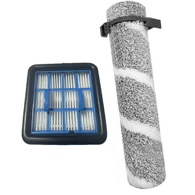 LEFU Replacement Roller Brush Filter Set for Bissell CrossWave Omni Force Edge Floor Scrubber, Compatible Vacuum Parts, Washable & Reusable Cleaning Accessories