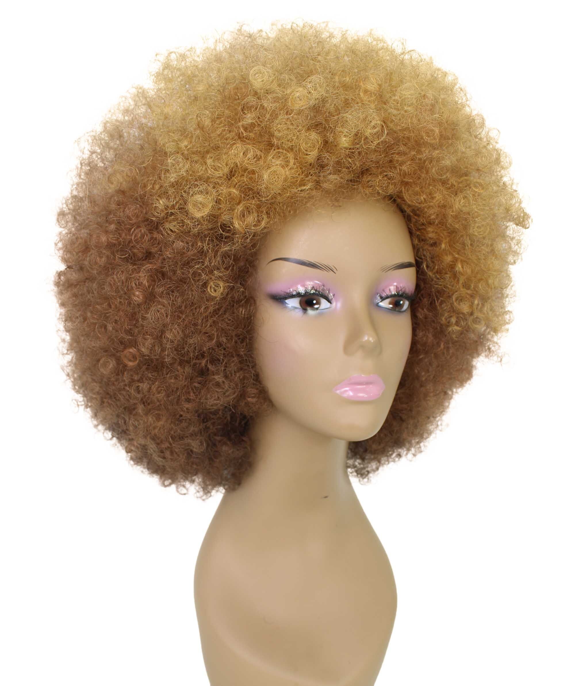 LUXLUXE Taylor Curly 14 in Long Full Wig Full Cap Wig, Heat Resistant Fibers,