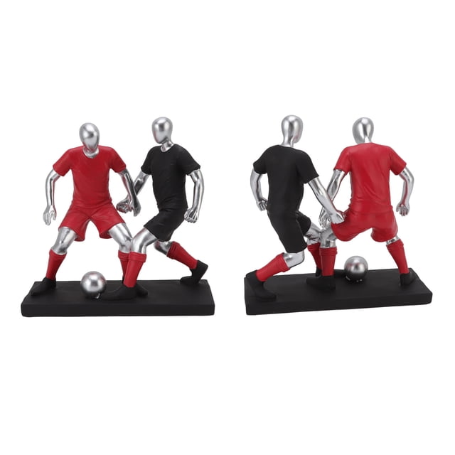 Estatua de jugador de fútbol, estatua de jugador de fútbol dimitido, estatua de fútbol, decoración, escultura de jugador de fútbol, muy versátil