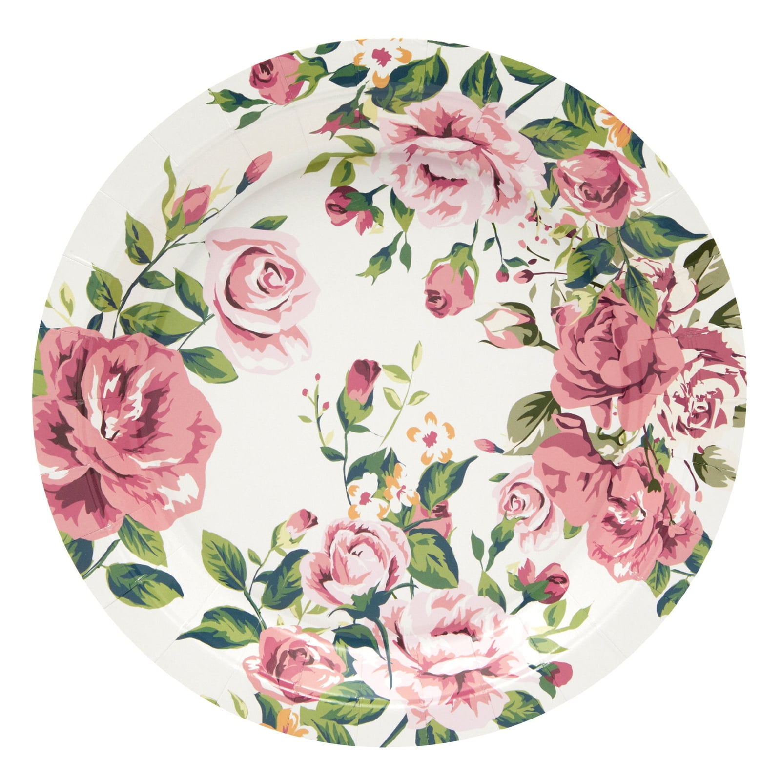 Jardin - Pale Pink Floral Premium Large Paper Plates - Harlow & Grey  Tableware - Retro Style Tea Party Paper Plates, Kids Party Tableware, Pink  Blush Baby Shower, Spring Garden Party Plates - GenWooShop