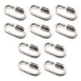 thumbnail image 1 of M3.5 D Shape Quick Links 304 Stainless Steel Quick Chain Repair Links Lock Ring (10PCS), 1 of 4
