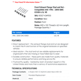 thumbnail image 2 of Front Exhaust Flange Stud and Nut - Compatible with 1996 - 2000 GMC K3500 6.5L V8 1997 1998 1999, 2 of 2
