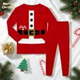 thumbnail image 4 of SGMVNU Christmas Pajamas Set for Boys Girls Toddler Kids Baby Boys Girls PJs Pajamas Christmas Santa Sleepwear T-Shirt Pants Outfits Set Gift for Kids Size 8-9 Years, z929F-Red, 4 of 4