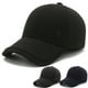 thumbnail image 5 of Gorro de hombre de mediana edad, gorra de béisbol de lana de invierno, gorro cálido para exteriores, gorro de pato para mediana edad y ancianos, gorro de algodón para padre de otoño e invierno, 5 of 5