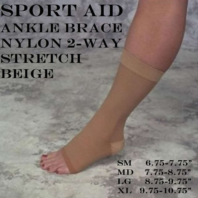 Ankle Brace Nylon Slip-on S-a X-tra Large Beige