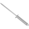 thumbnail image 4 of 1Pcs Stainless Steel Kitchen Sharpening Rod, Sharpener Knife, Anti-Skid Sturdy and Durable Ergonomic Handle for Kitchen(Style 5), 4 of 7