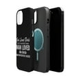 thumbnail image 2 of DistinctInk Tough Case for Apple iPhone 13 MINI (5.4" Screen), Compatible with MagSafe Charging - God Loved Birds - Trees, Cages, 2 of 6