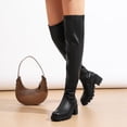 thumbnail image 5 of BURUDANI Women's Knee-High Chunky Heel Boots, 5 of 6
