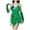 Green, variant on Boho Maxi Dress Dgankt Sequins V-neck Tassel Latin Dance Dress for Women's 1920s Flapper Cocktail Party Dresses Rumba Ballroom Costumes with Gloves