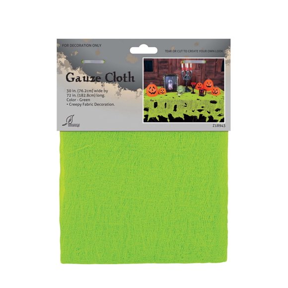 Slime Tissu Décoratif en Gaze Verte