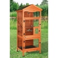 thumbnail image 2 of TRIXIE Large 70" Indoor-Outdoor Wooden Birdcage with 3 Front Doors & 2 Perches, Brown, 2 of 3