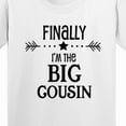 thumbnail image 4 of Inktastic Finally I'm the Big Cousin Youth T-Shirt, 4 of 5